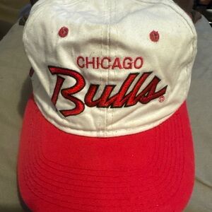 Chicago Bulls Red and White Cap